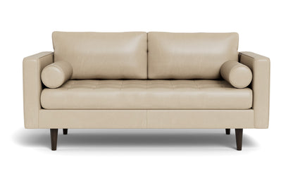 Ladybird 72" Leather Loveseat - Hudson Ivory