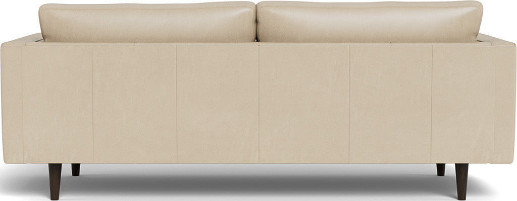 Ladybird 88" Leather Sofa - Hudson Ivory