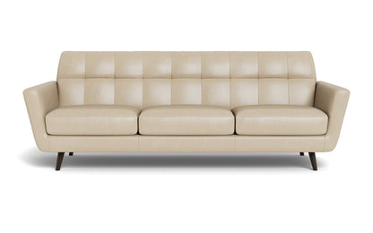 Lamar 96" Leather Estate Sofa - Hudson Ivory