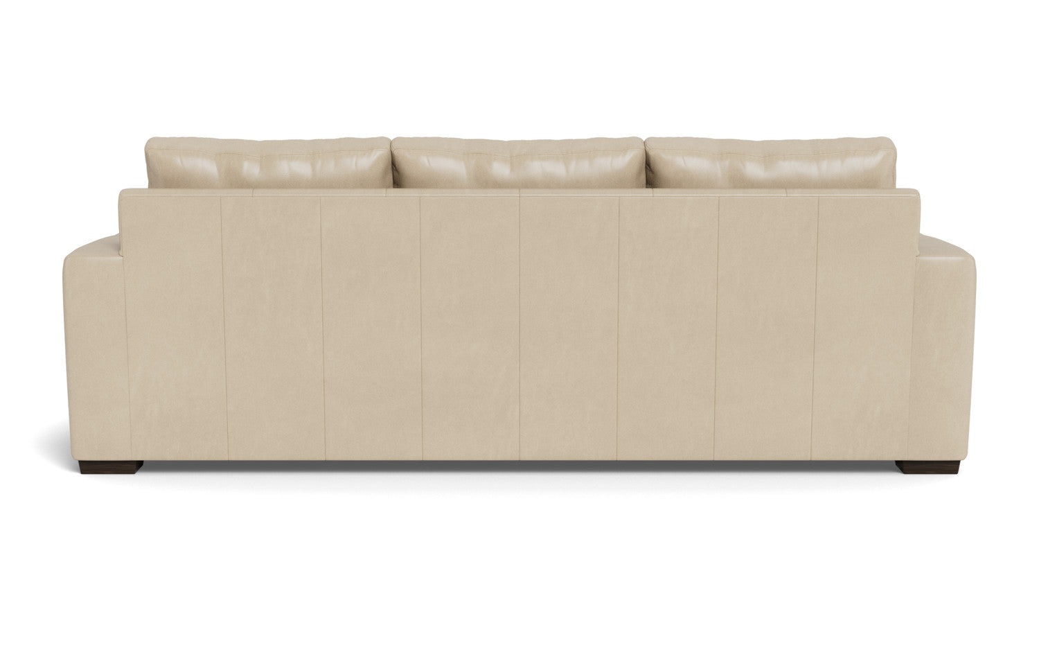 Mesa 101" Leather Estate Sofa - Hudson Ivory