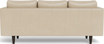 Rainey 83" Leather Sofa - Hudson Ivory
