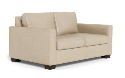 Track 62" Leather Twin Sleeper - Hudson Ivory