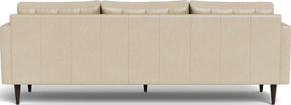 Wallace 98" Leather Estate Sofa - Hudson Ivory