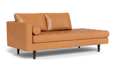 Ladybird 82" Leather LAF Stand Alone Chaise - Hudson Lager