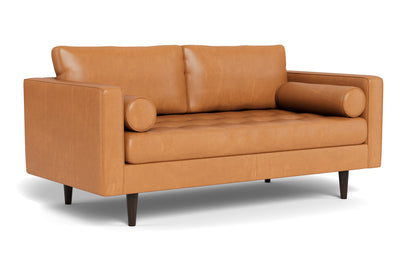 Ladybird 72" Leather Loveseat -