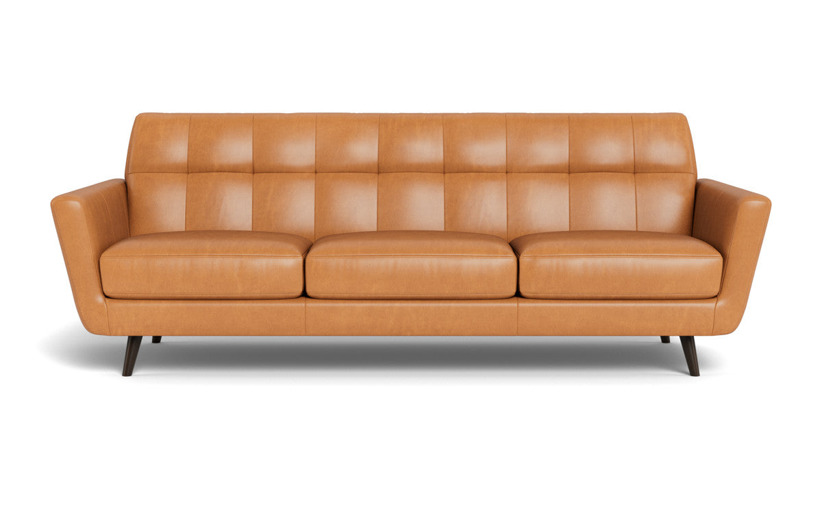 Lamar 96" Leather Estate Sofa - Hudson Lager