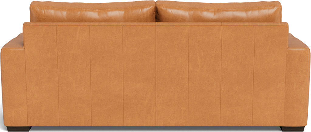 Mas Mesa 88" Deep Leather Sofa - Hudson Lager