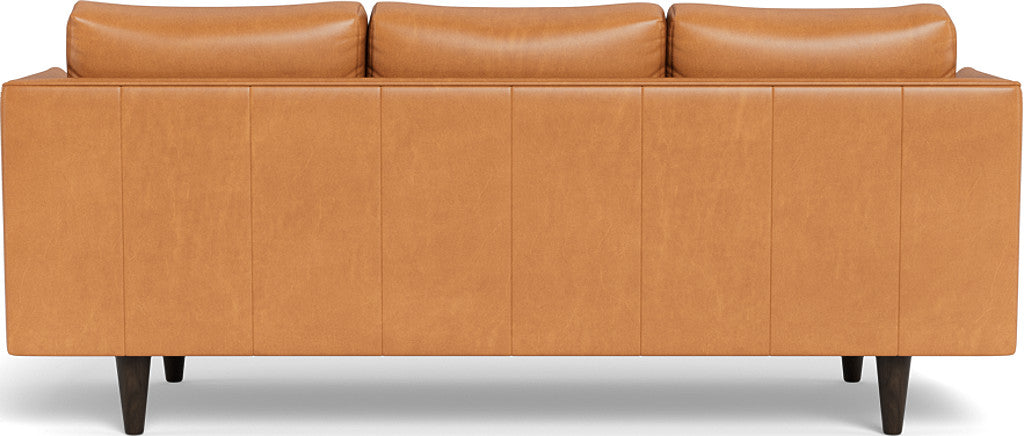 Rainey 83" Leather Sofa - Hudson Lager