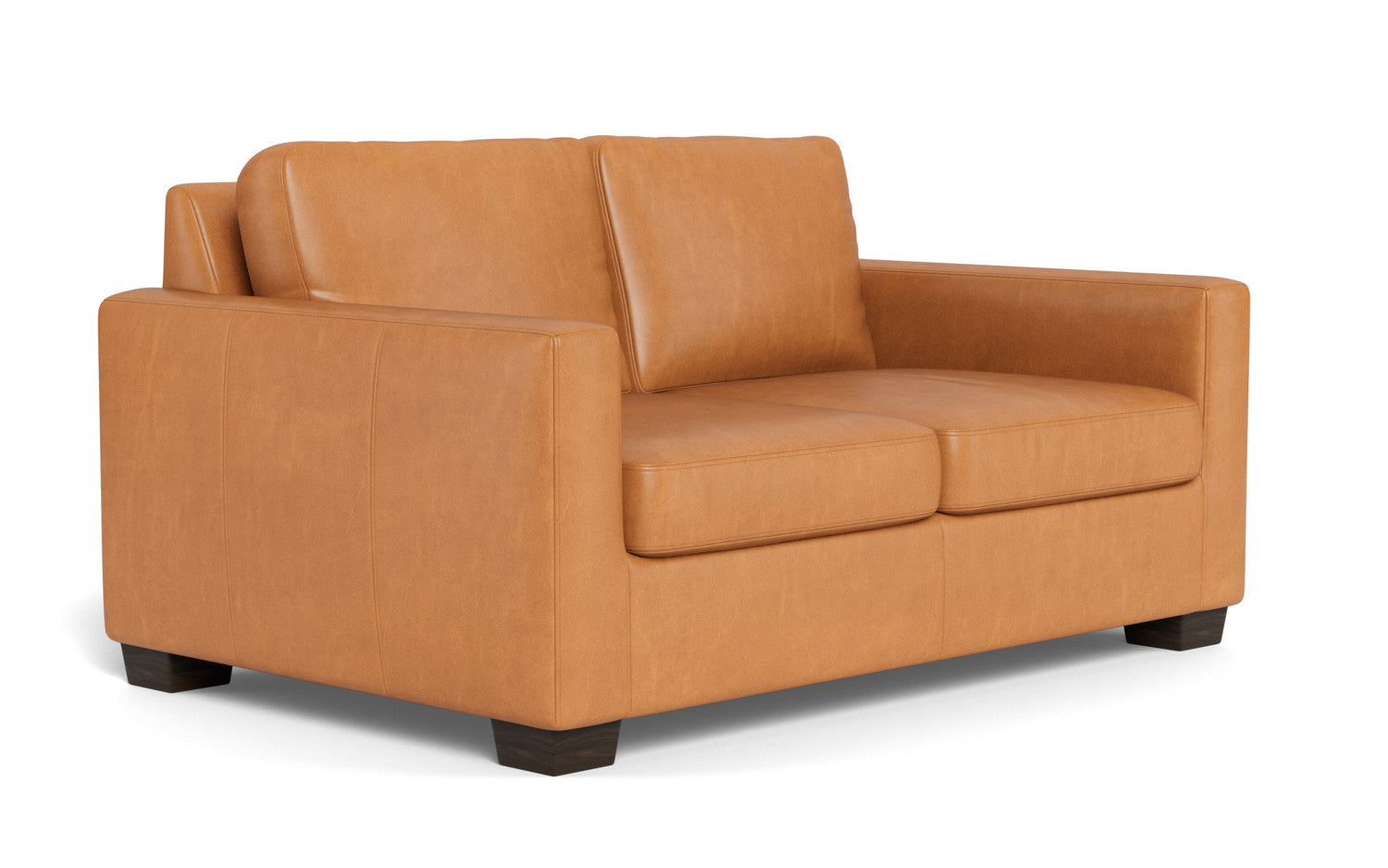 Track 62" Leather Twin Sleeper - Hudson Ivory