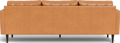 Wallace 98" Leather Estate Sofa - Hudson Lager