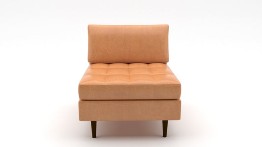 Ladybird Leather Armless Chair