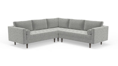 Ladybird 103" Corner Sectional - Nepal Pebble