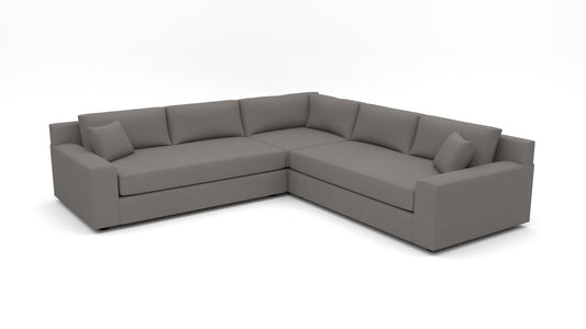 Lago Vista 130" Corner Sectional - Peyton Slate