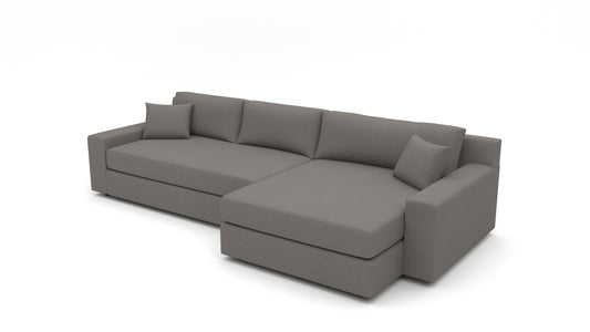 Lago Vista 142" Large Raf Chaise Sectional - Peyton Slate