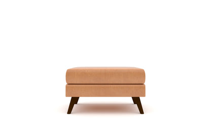 Lamar Leather Ottoman