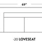 Lamar Loveseat