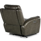 Laura Grey Leather Power Recliner