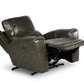 Laura Grey Leather Power Recliner