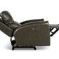 Laura Grey Leather Power Recliner