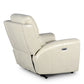 Laura Ivory Leather Power Recliner