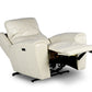 Laura Ivory Leather Power Recliner