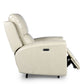 Laura Ivory Leather Power Recliner