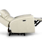 Laura Ivory Leather Power Recliner