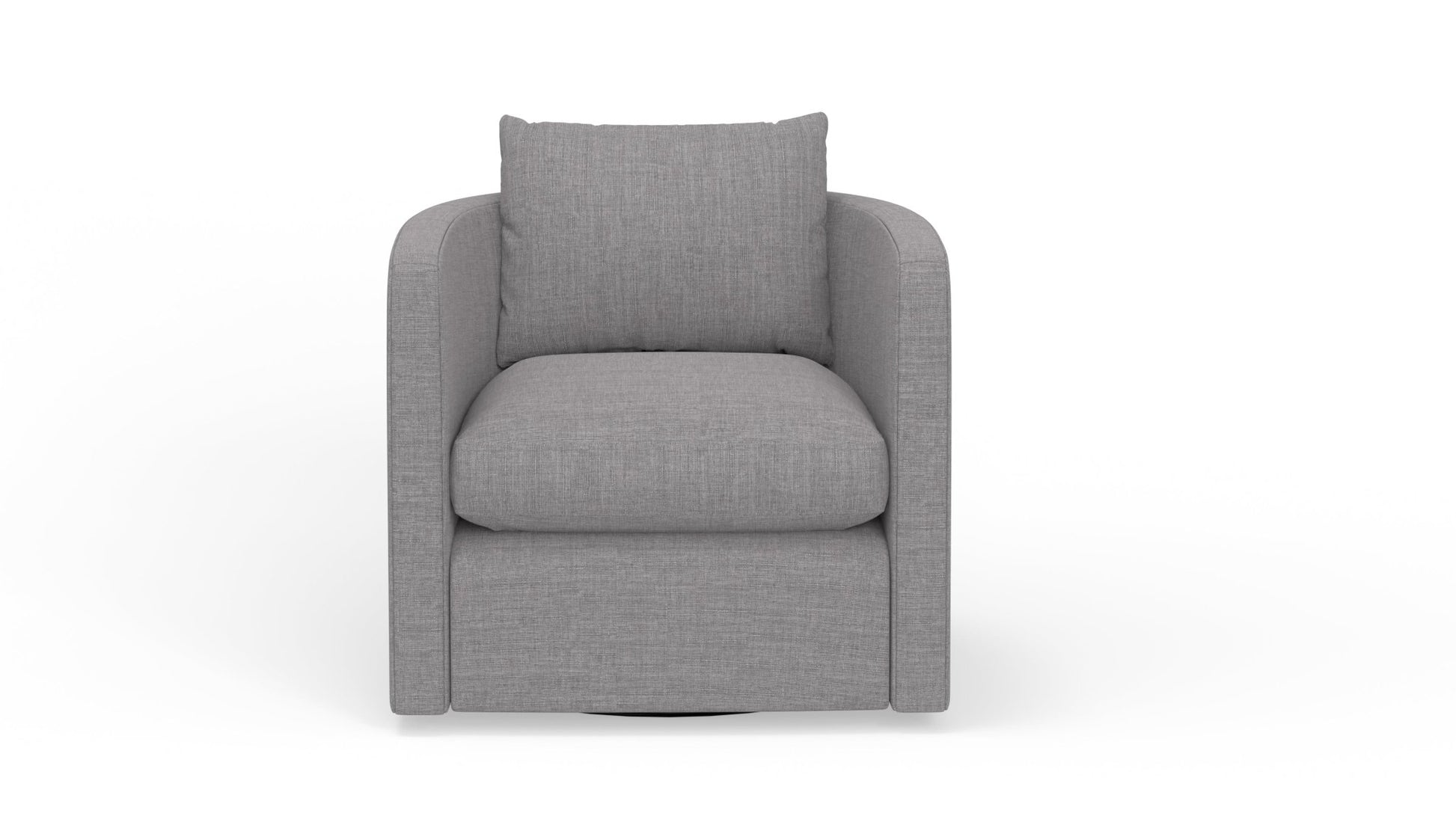 Lily Swivel Chair - Bennett Charcoal