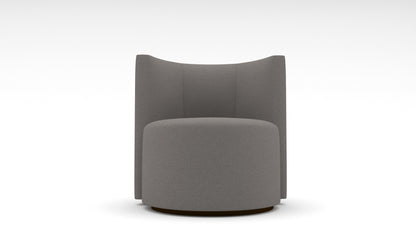 Lucy Half Round Swivel Chair - Peyton Slate
