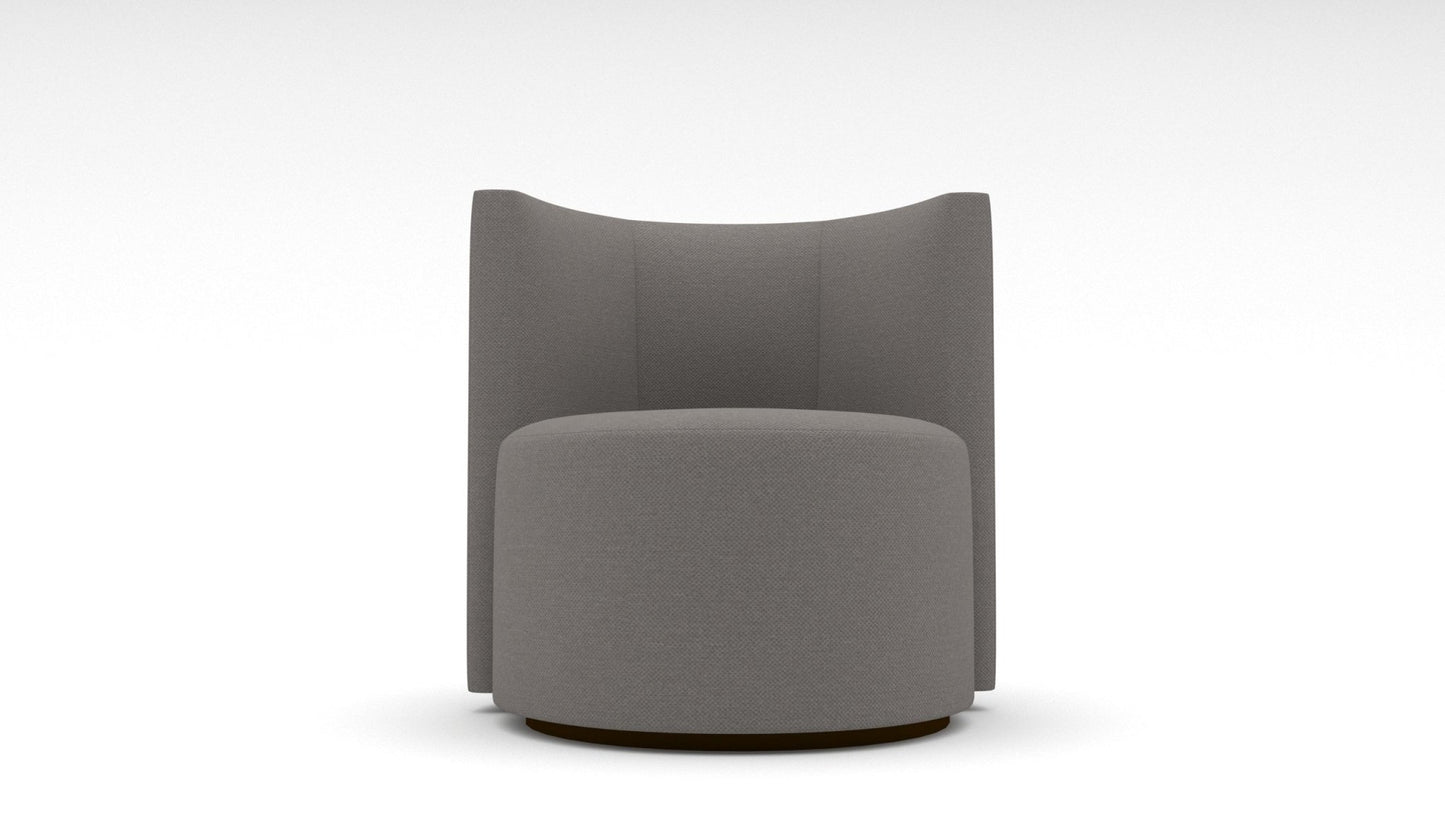 Lucy Half Round Swivel Chair