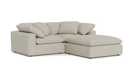 Fluffy 2 Piece Sofa w/Otto - Merit Dove