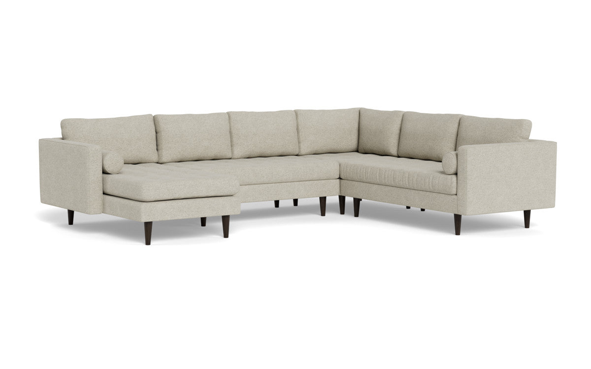 Ladybird 133" Corner Sectional with Left Chaise - Merit Dove