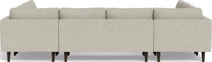 Ladybird 134" U Sectional - Merit Dove