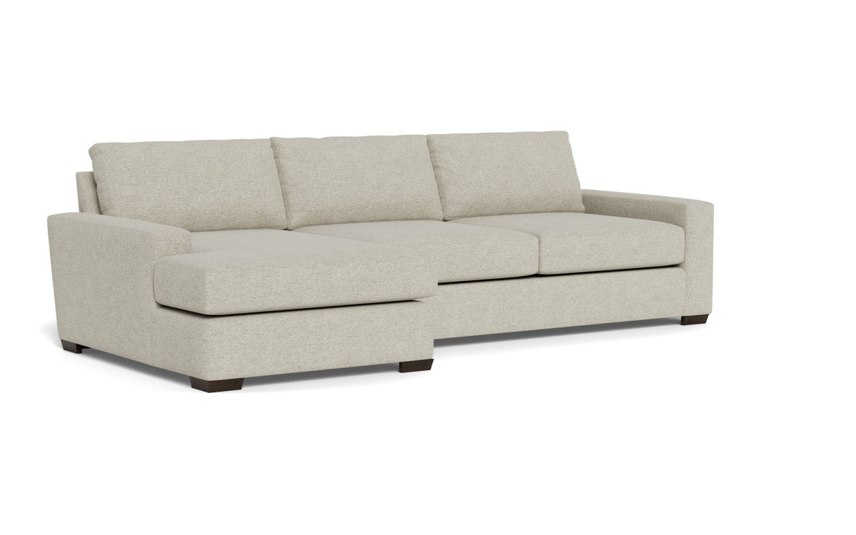 Mas Mesa 123" Deep Left Chaise Sectional - Merit Dove