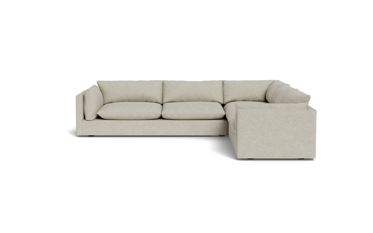 SoCo 124" Corner Sectional - Merit Dove