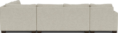 Track 141" Corner Sectionals W. Full Sleeper & Left Chaise - Merit Dove