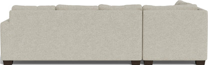 Track 121" Left Chaise Sectional - Merit Dove