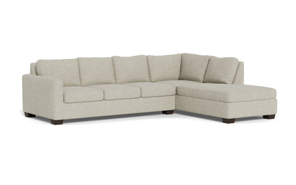 Track 121" Right Chaise Sectional - Merit Dove