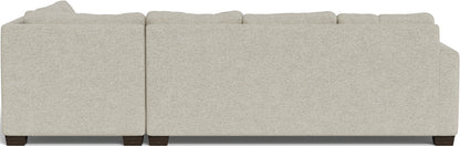 Track 121" Right Chaise Sectional - Merit Dove