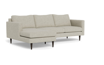 Wallace 98" Untufted Left Chaise Sectional - Merit Dove