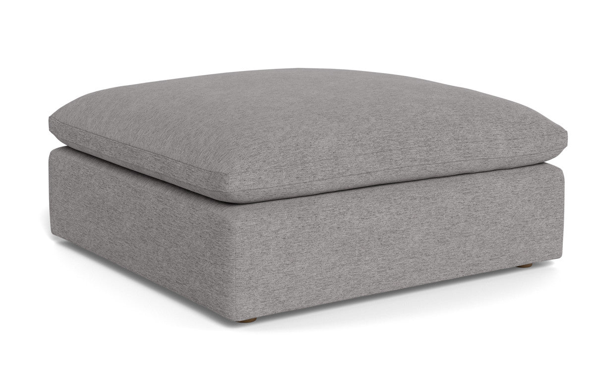 Fluffy Ottoman - Merit Graystone