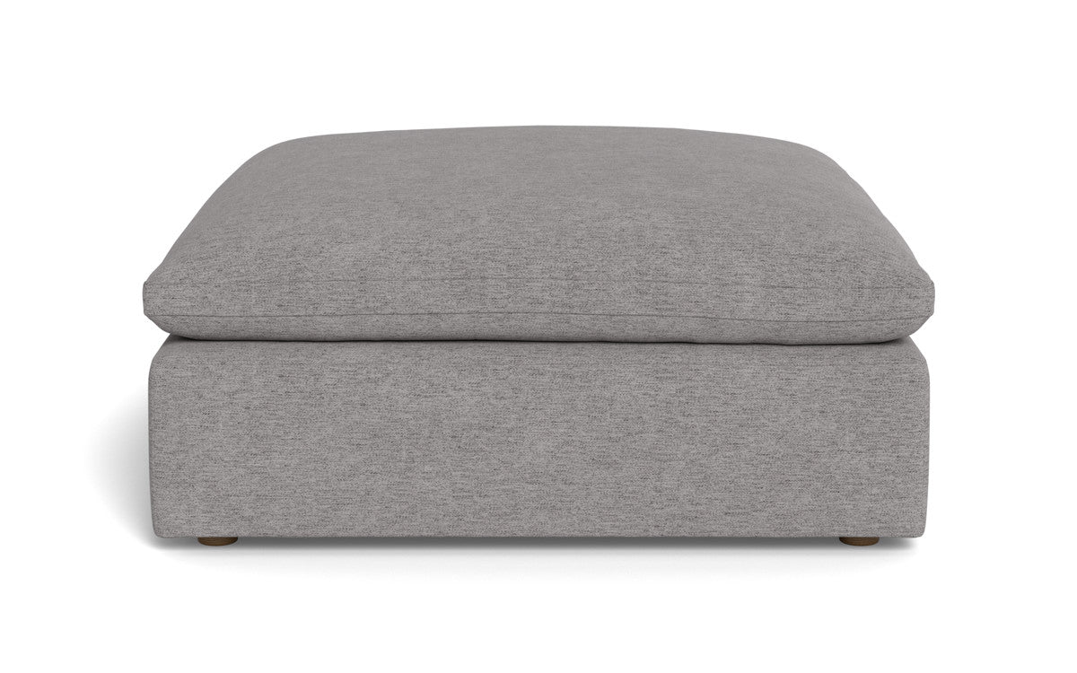 Fluffy Ottoman - Merit Graystone