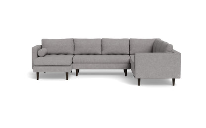 Ladybird 133" Corner Sectional with Left Chaise - Merit Graystone