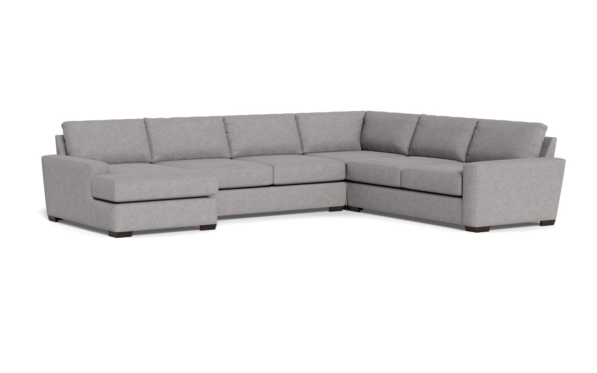 Mas Mesa 162" Deep Corner Sectionals w. Left Chaise - Merit Graystone