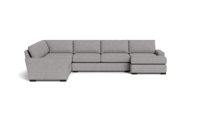 Mas Mesa 162" Deep Corner Sectionals w. Right Chaise - Merit Graystone