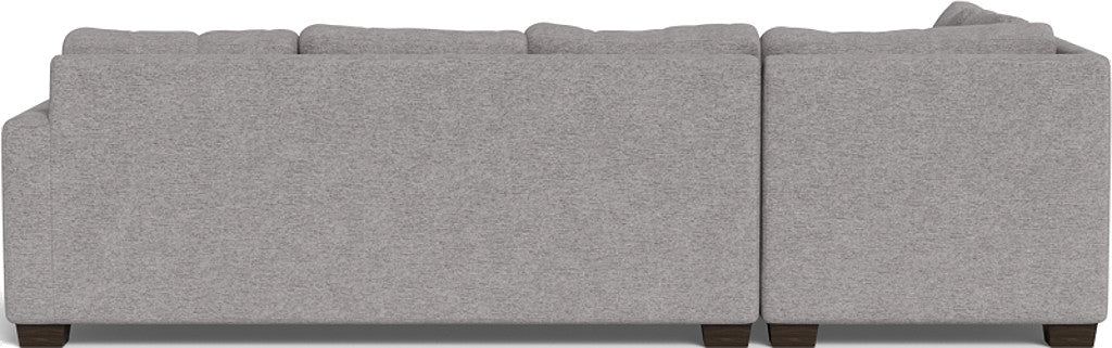 Track 121" Left Chaise Sectional - Merit Graystone