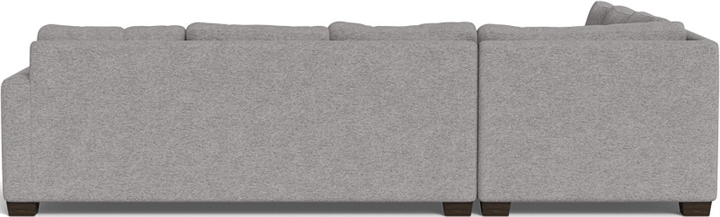 Track 121" Left Corner Sectional - Merit Graystone