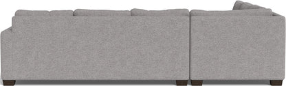 Track 121" Left Corner Sectional - Merit Graystone