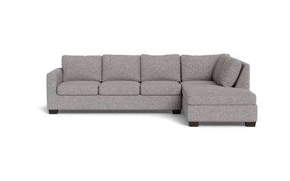 Track 121" Right Chaise Sectional - Merit Graystone