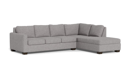 Track 121" Right Chaise Sectional - Merit Graystone
